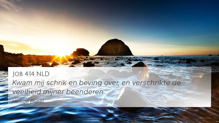 Job 4:14 NLD Bible Verse Image