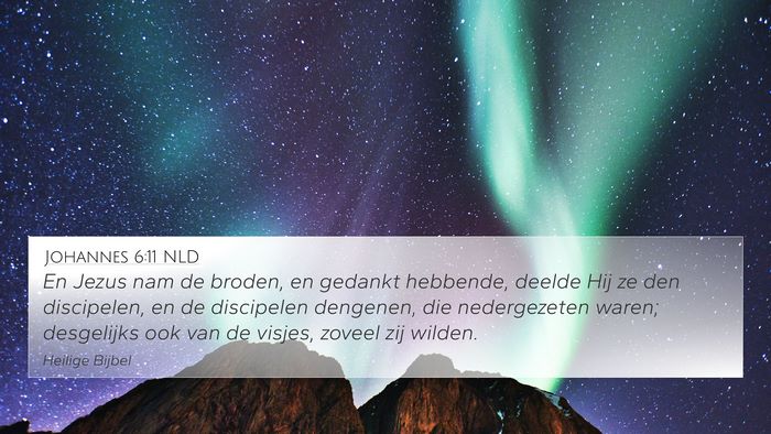 Johannes 6:11 NLD Bible Verse Image