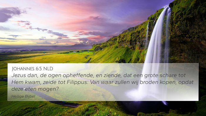 Johannes 6:5 NLD Bible Verse Image