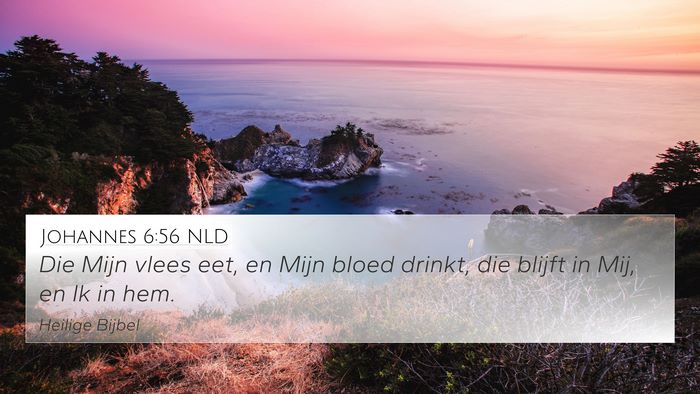 Johannes 6:56 NLD Bible Verse Image