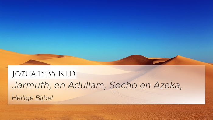 Jozua 15:35 NLD Bible Verse Image