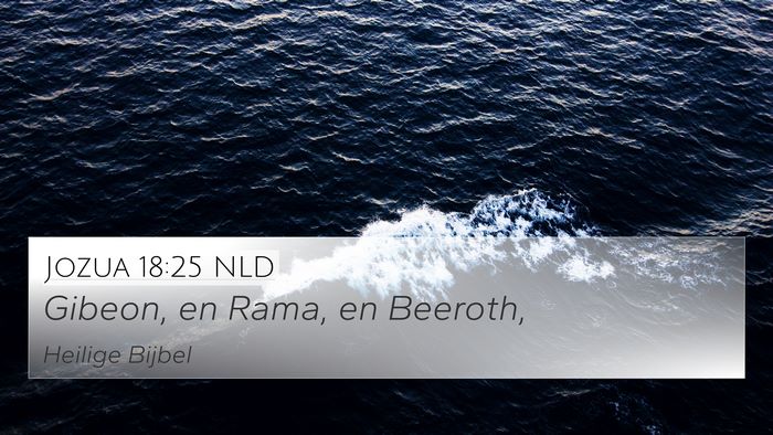 Jozua 18:25 NLD Bible Verse Image