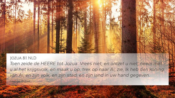 Jozua 8:1 NLD Bible Verse Image