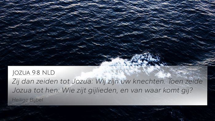 Jozua 9:8 NLD Bible Verse Image