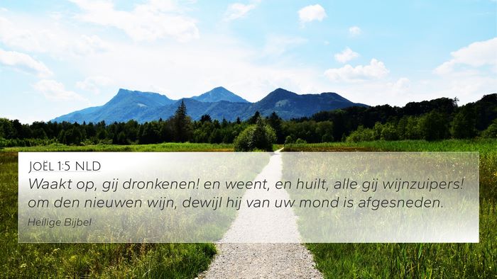 Joël 1:5 NLD Bible Verse Image