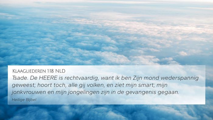 Klaagliederen 1:18 NLD Bible Verse Image
