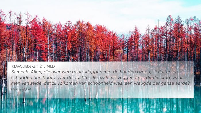 Klaagliederen 2:15 NLD Bible Verse Image