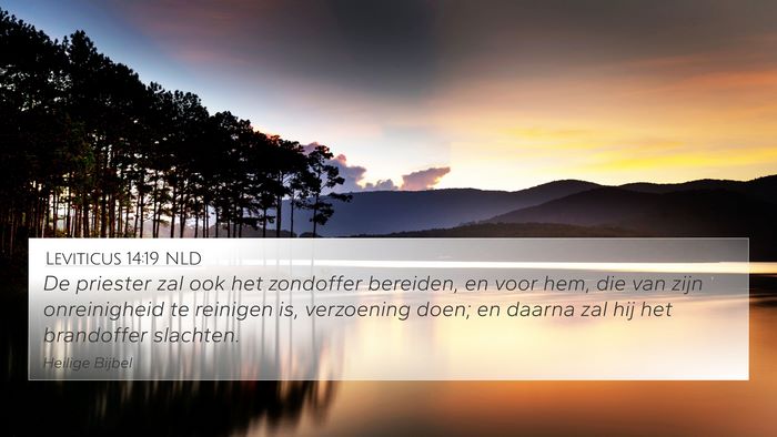 Leviticus 14:19 NLD Bible Verse Image