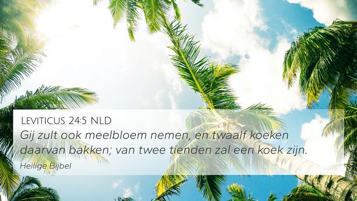 Leviticus 24:5 NLD Bible Verse Image