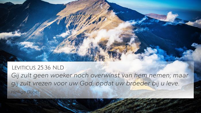 Leviticus 25:36 NLD Bible Verse Image