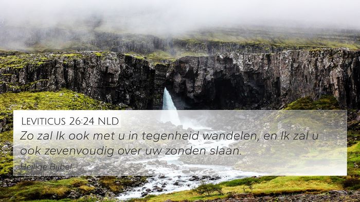 Leviticus 26:24 NLD Bible Verse Image