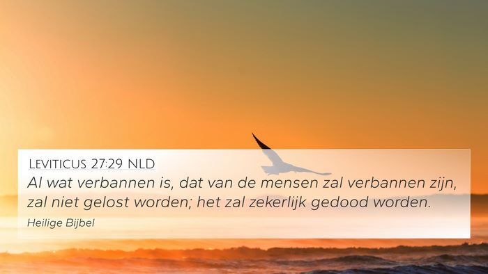 Leviticus 27:29 NLD Bible Verse Image