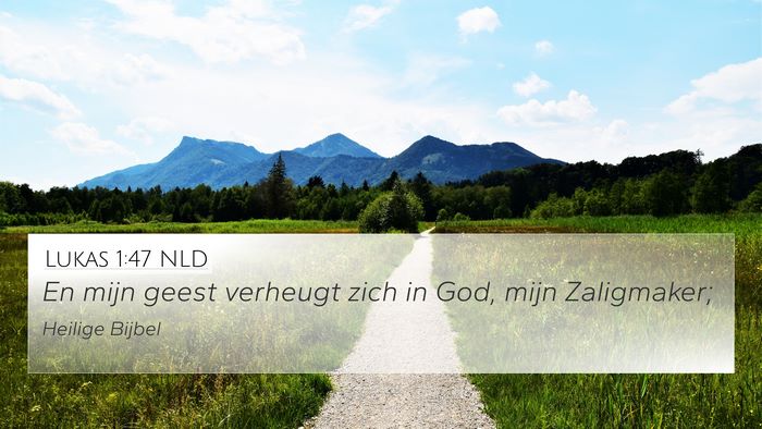 Lukas 1:47 NLD Bible Verse Image