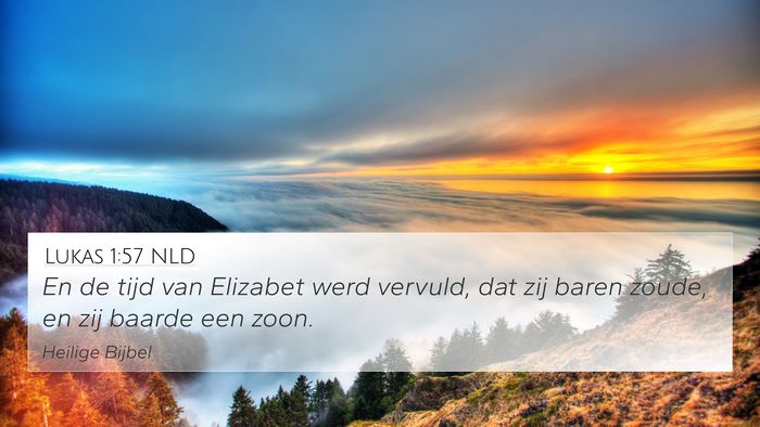 Lukas 1:57 NLD Bible Verse Image