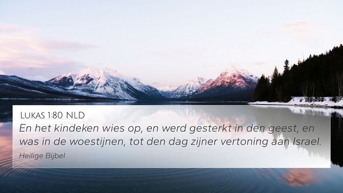Lukas 1:80 NLD Bible Verse Image