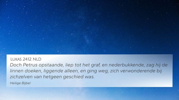 Lukas 24:12 NLD Bible Verse Image