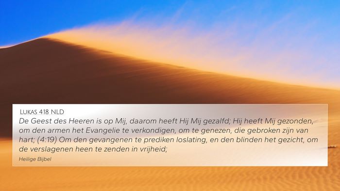 Lukas 4:18 NLD Bible Verse Image