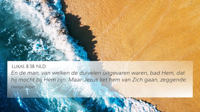 Lukas 8:38 NLD Bible Verse Image