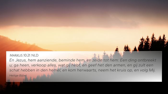 Markus 10:21 NLD Bible Verse Image