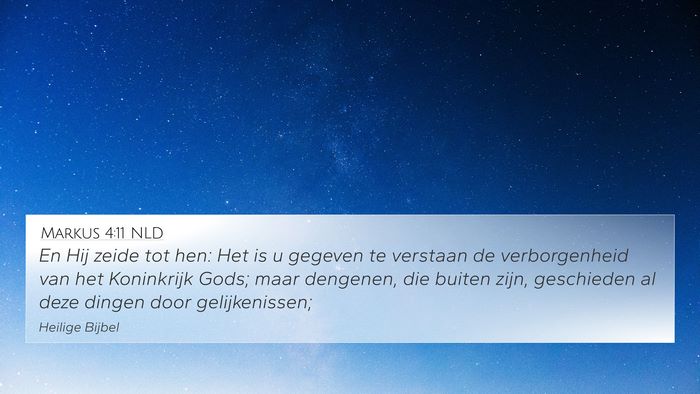 Markus 4:11 NLD Bible Verse Image