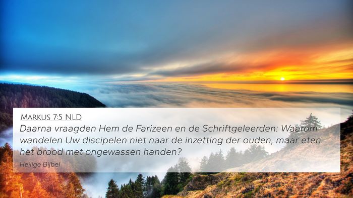 Markus 7:5 NLD Bible Verse Image