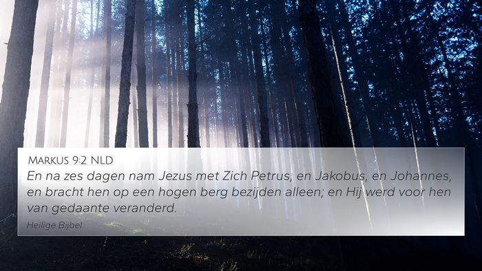 Markus 9:2 NLD Bible Verse Image