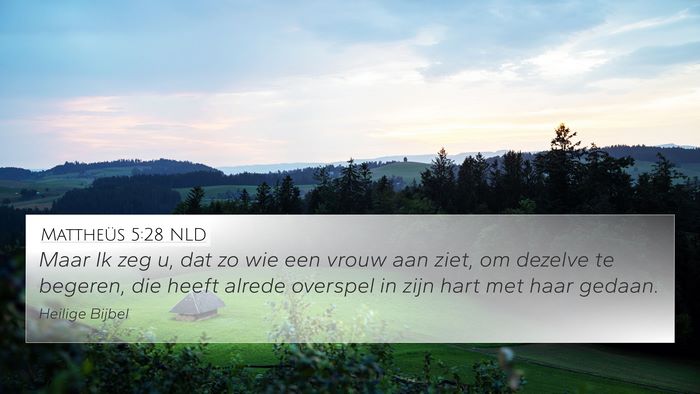 Mattheüs 5:28 NLD Bible Verse Image