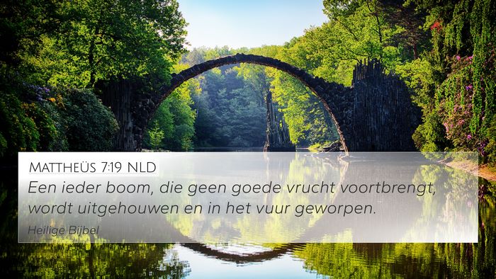 Mattheüs 7:19 NLD Bible Verse Image