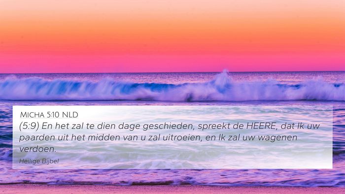 Micha 5:10 NLD Bible Verse Image