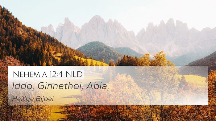 Nehemia 12:4 NLD Bible Verse Image