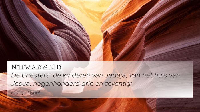 Nehemia 7:39 NLD Bible Verse Image