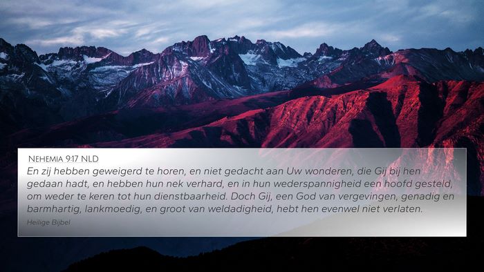 Nehemia 9:17 NLD Bible Verse Image