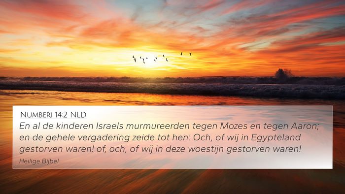 Numberi 14:2 NLD Bible Verse Image