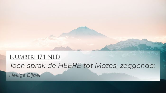 Numberi 17:1 NLD 4K Wallpaper - Toen sprak de HEERE tot Mozes, - 4K Wallpaper Bible Verse