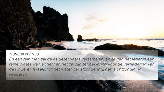 Numberi 19:9 NLD Bible Verse Image