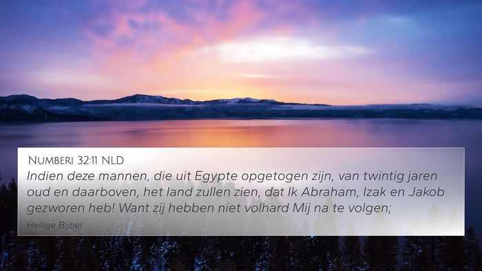 Numberi 32:11 NLD Bible Verse Image