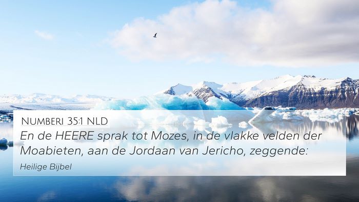 Numberi 35:1 NLD Bible Verse Image