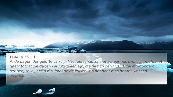 Numberi 6:5 NLD Bible Verse Image