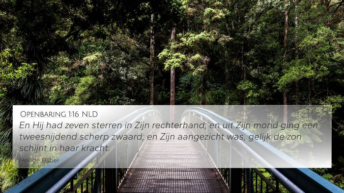 Openbaring 1:16 NLD Bible Verse Image