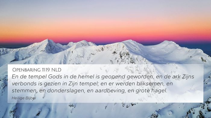 Openbaring 11:19 NLD Bible Verse Image