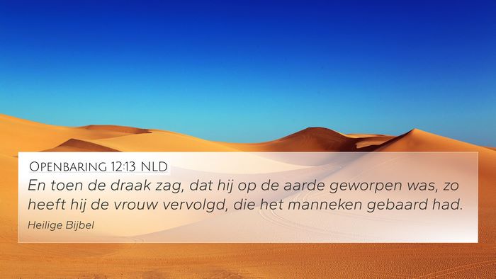 Openbaring 12:13 NLD Bible Verse Image