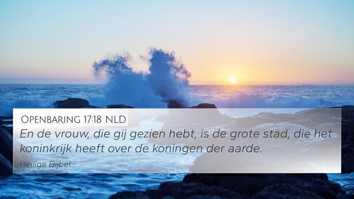 Openbaring 17:18 NLD Bible Verse Image
