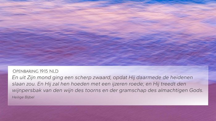 Openbaring 19:15 NLD Bible Verse Image