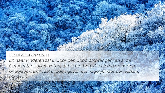 Openbaring 2:23 NLD Bible Verse Image