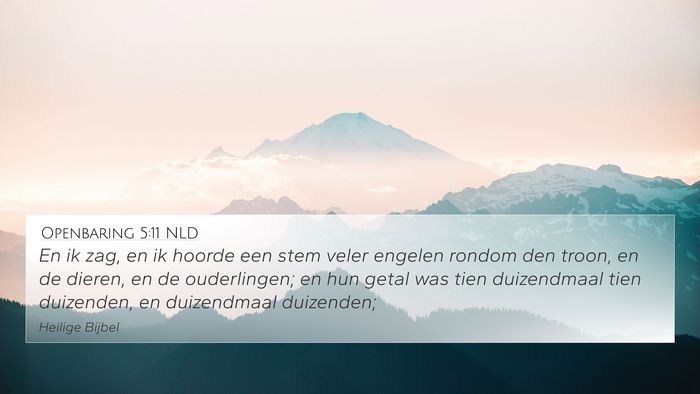Openbaring 5:11 NLD Bible Verse Image