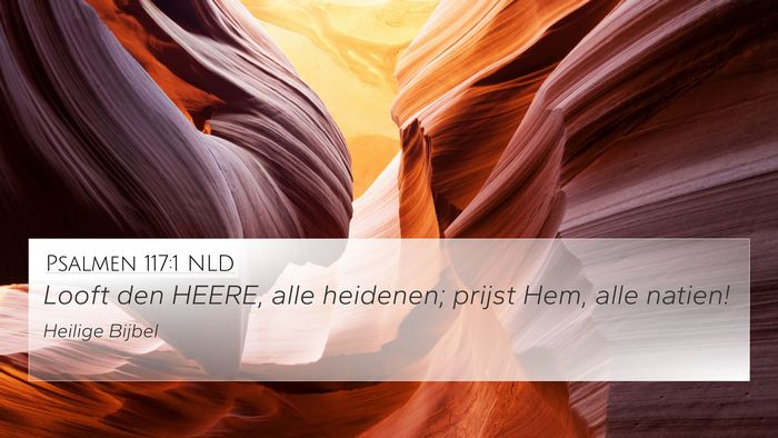 Psalmen 117:1 NLD Bible Verse Image