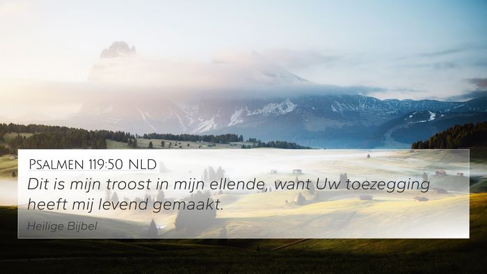 Psalmen 119:50 NLD Bible Verse Image