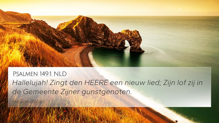 Psalmen 149:1 NLD Bible Verse Image