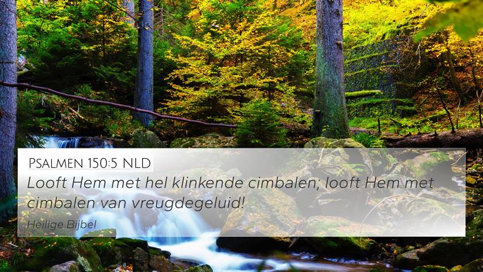Psalmen 150:5 NLD Bible Verse Image