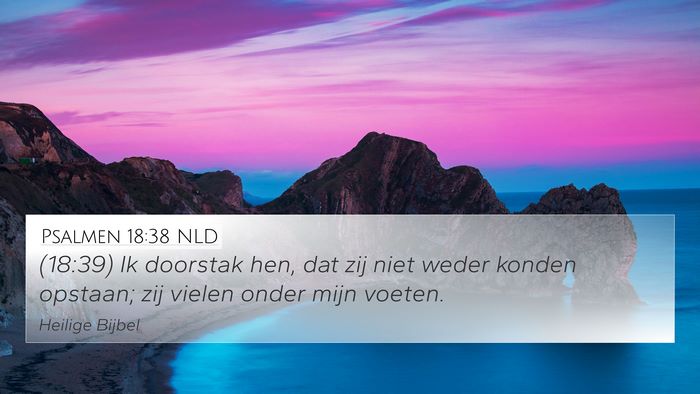 Psalmen 18:38 NLD Bible Verse Image